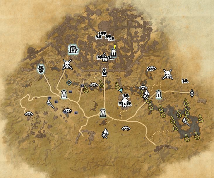 ESO fishing map Clockwork City