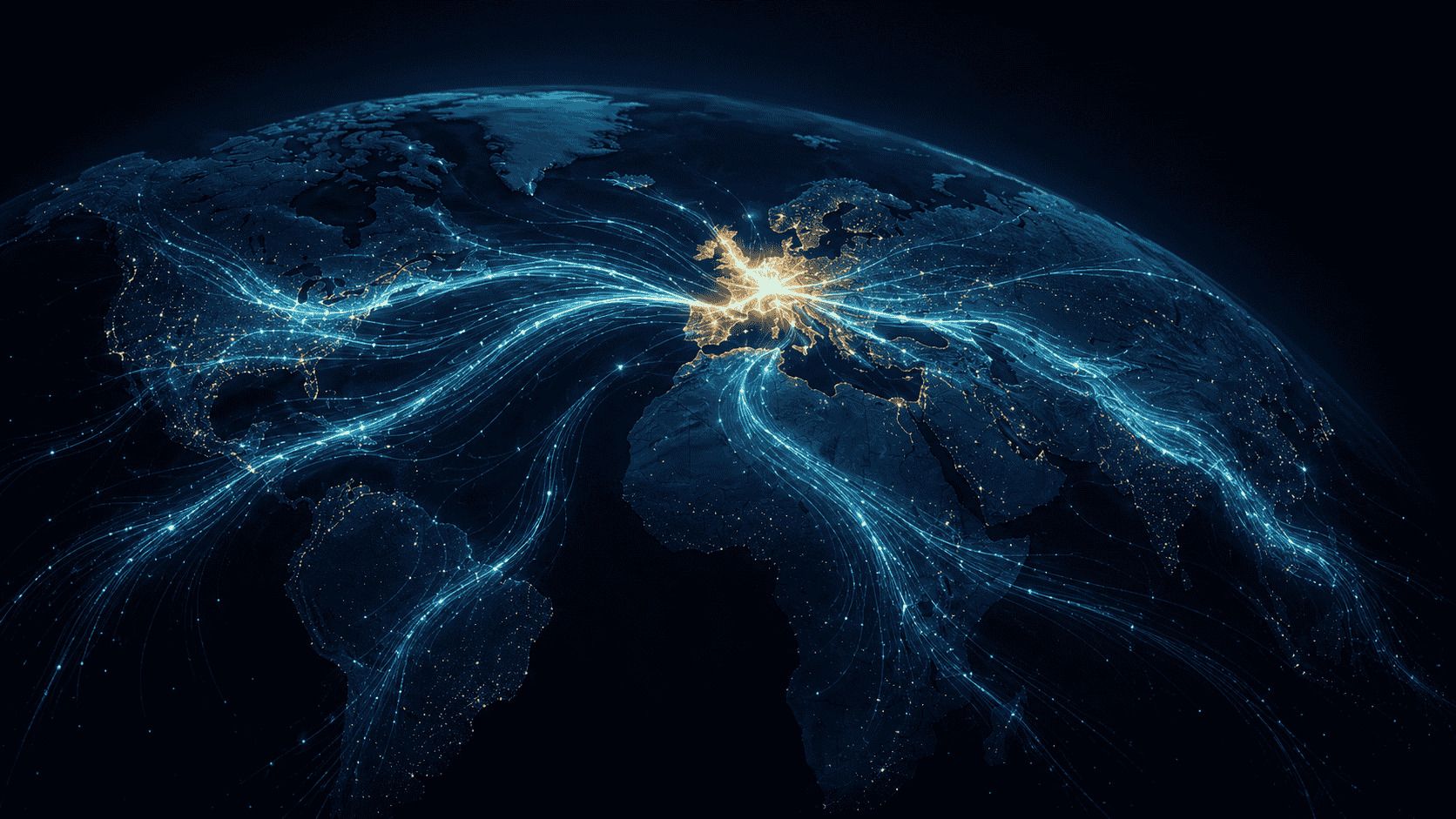 A Call for Europe to Wag the Dog — data flows downhill and pools over Europe